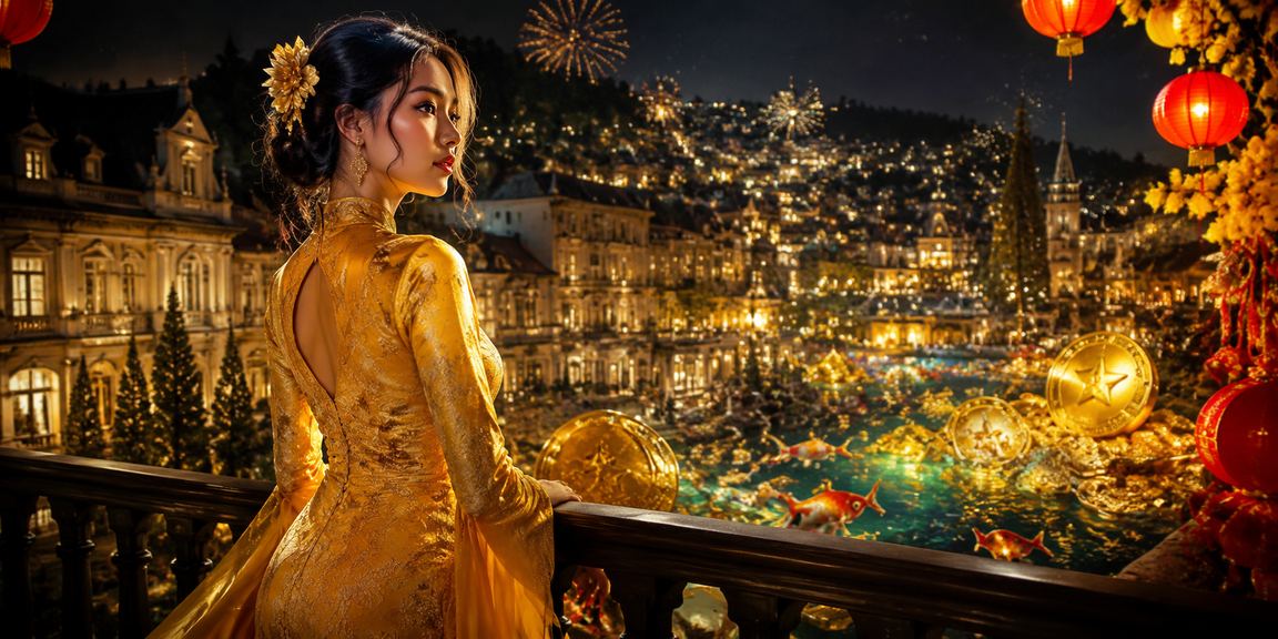 Không gian giải trí casino tại Đà Lạt với áo dài truyền thống và không khí cao nguyên