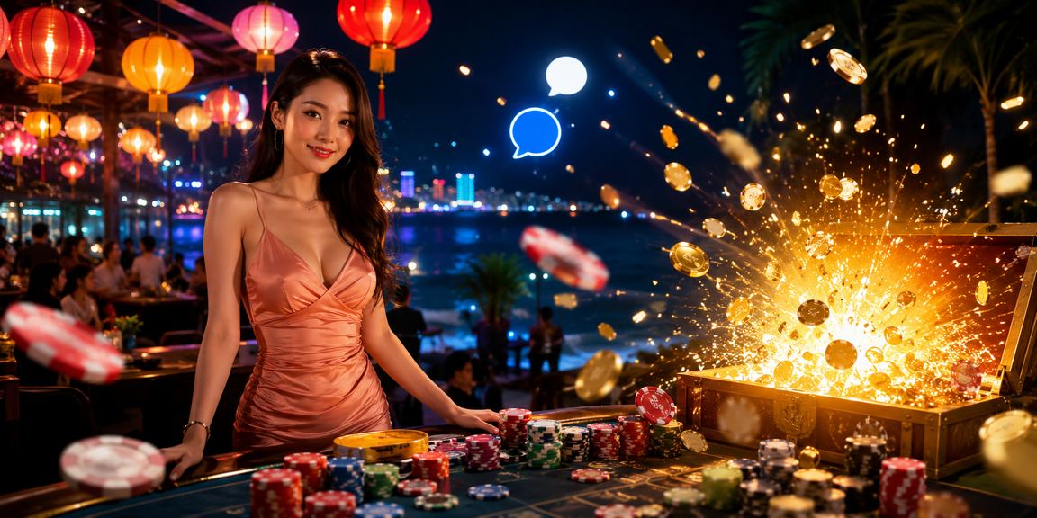 Người dùng Nha Trang đăng nhập tài khoản casino trực tuyến tại chợ đêm
